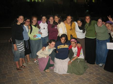 1676. devora, me, aliza, alana, yael, rimone, keren, gila, yaffa, tali fuss, beruria, abby, aliza