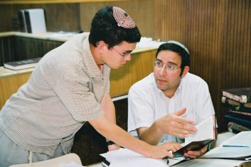 Rabbi Taragin with Sammy in BM