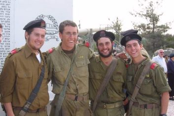 Yonatan Freedman, Daniel Shneck, Binyamin Kleinman and Jeremy Stern